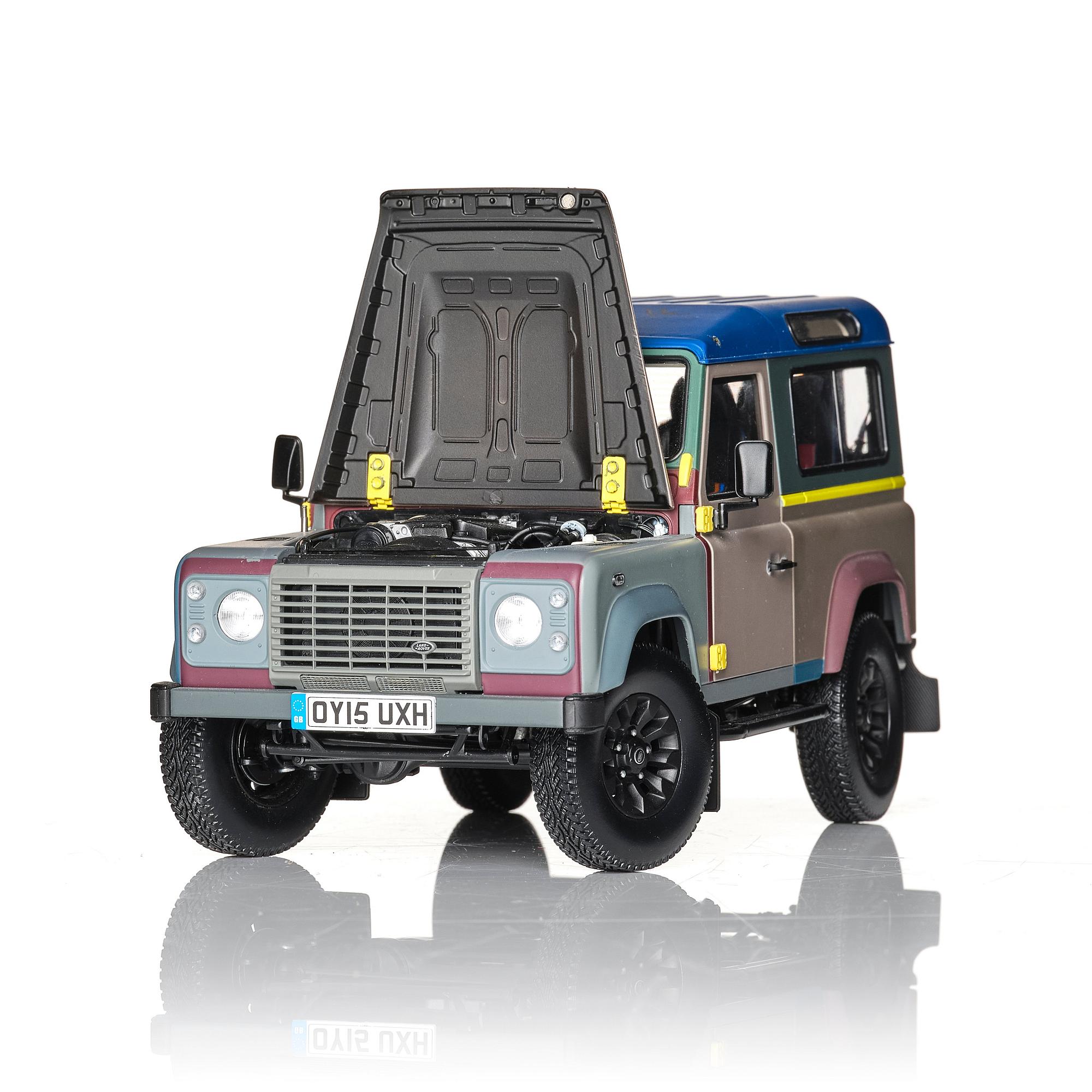 Paul Smith, a model car, Land Rover "Defender 90", Paul Smith Edition, signed by Paul Smith, Almost Real 2015.