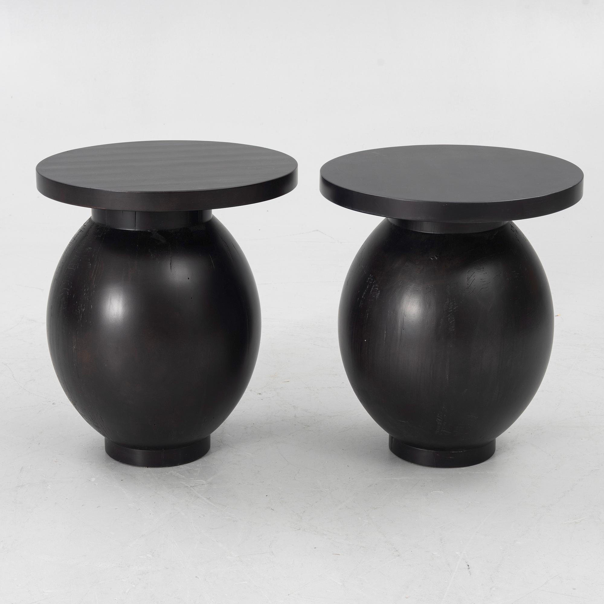 Eva-Lotta Axelsson, sidobord, ett par, "Notkate", Nude Ateljé.