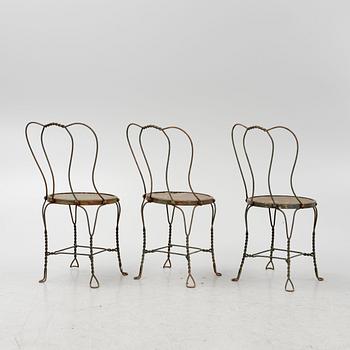 A set of garden furniture, four parts, first part 20th century.