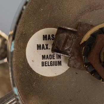 VÄGG-/TAKLAMPA, Made in Belgium, 1900-talets andra hälft.