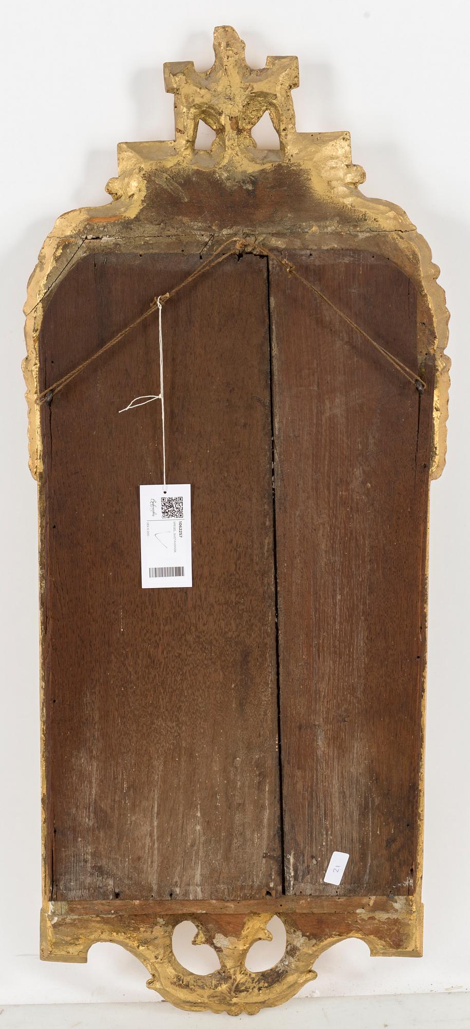 An end of the 18th century Gustavian mirror.