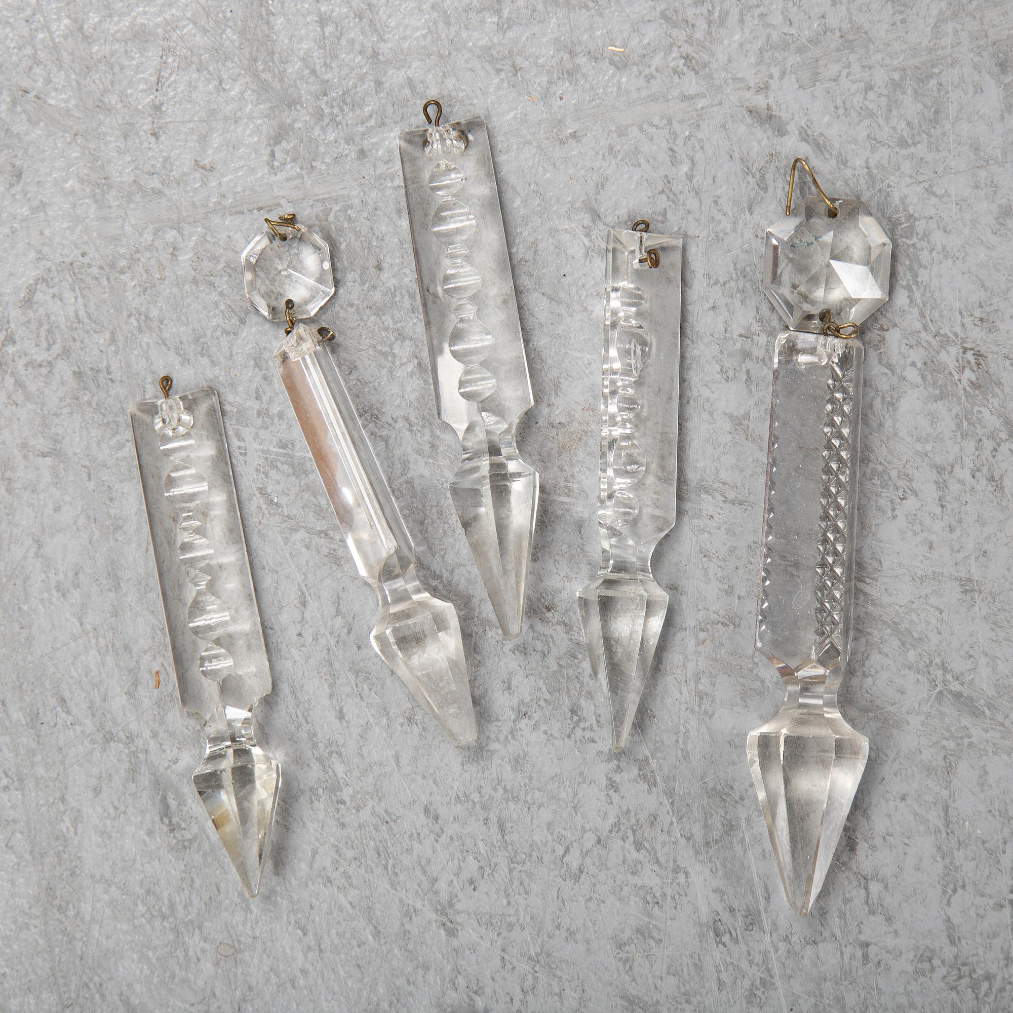 Ljuskrona, oscariansk, omkring 1900.