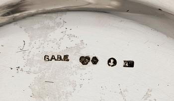 FAT, 6 st, silver, bla K. Anderson och JE Torsk. Mest 1900-tal. Totalvikt ca 3200 gram.