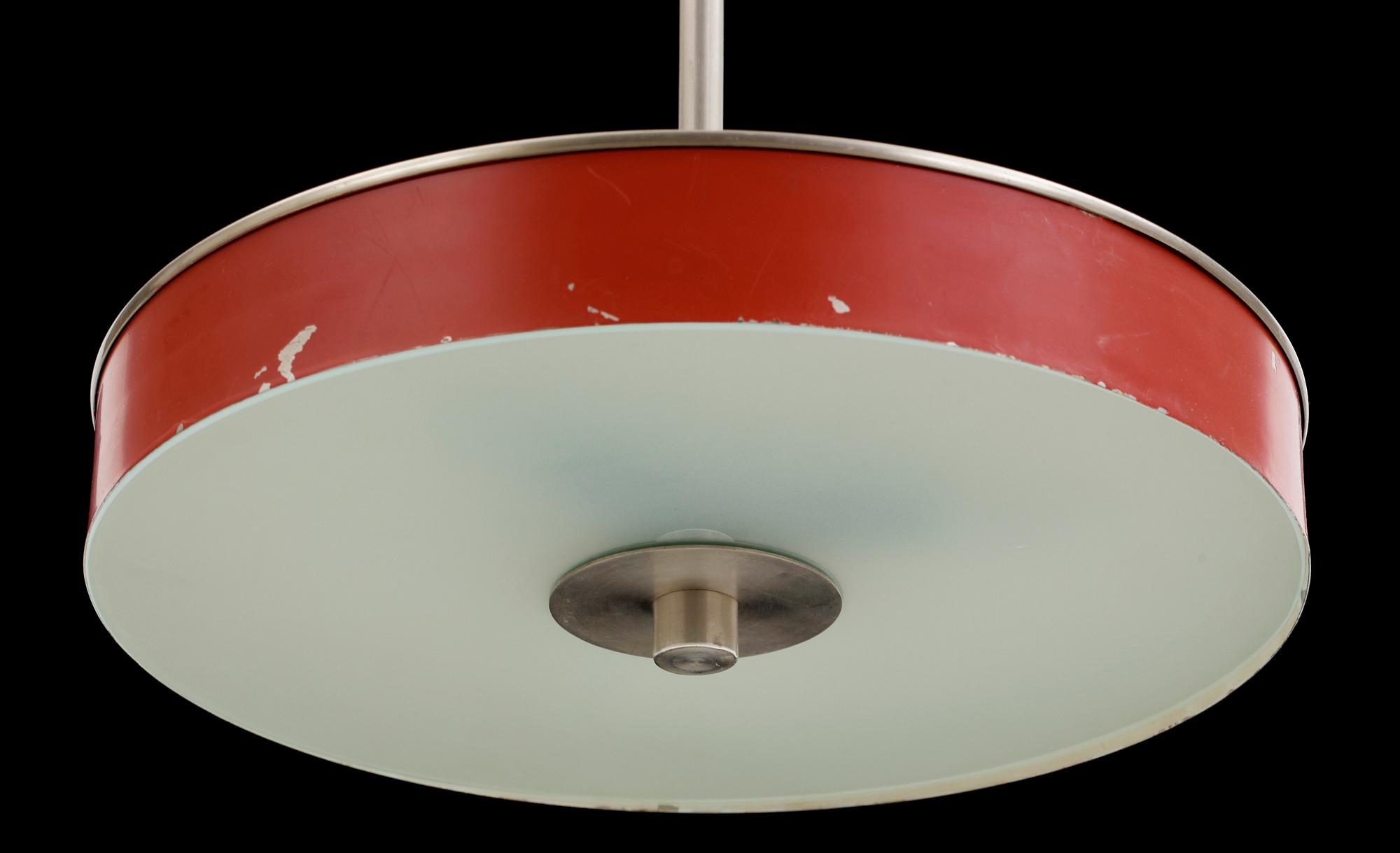 TAKLAMPA, Böhlmarks, art deco, 1930-tal. Höjd 70 cm.