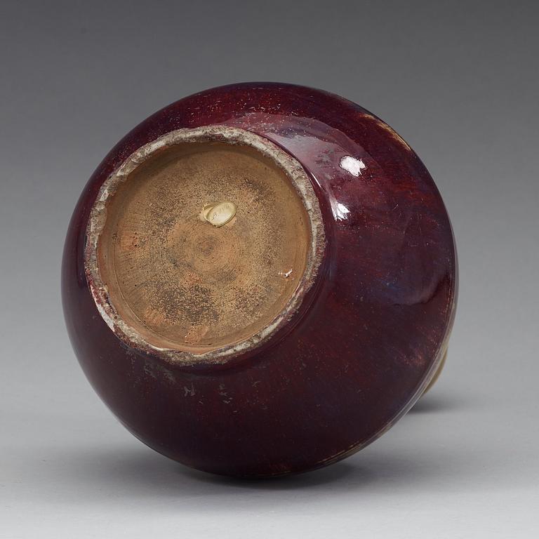 VAS, keramik. Qingdynastin, Qianlong (1736-95).