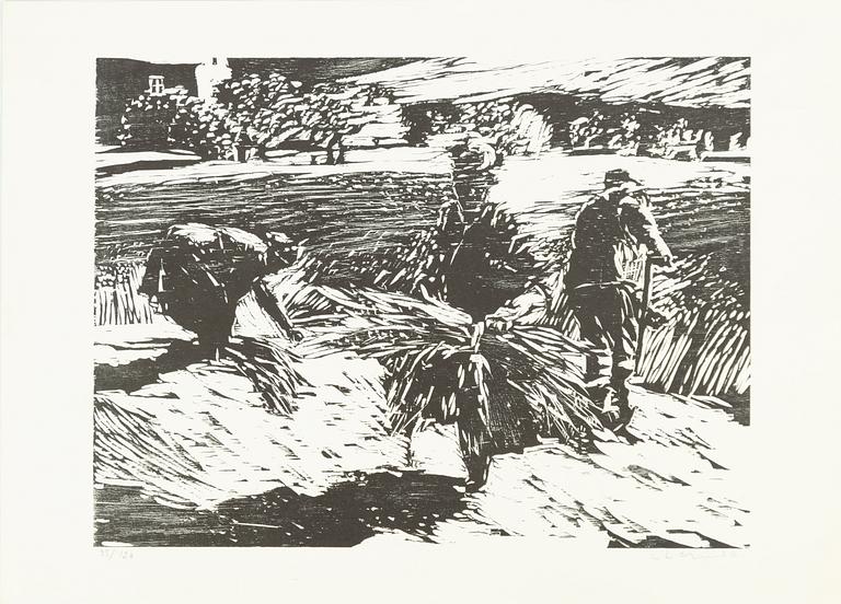 Lars Lerin, Translation: "Harvest Time".