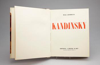 KONSTBOK, "Kandinsky" av Will Grohmann, numr 357, Paris: Cahiers d`Art 1930.