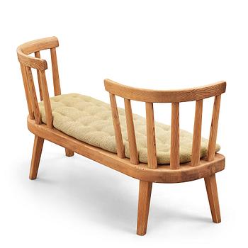 261. Axel Einar Hjorth, an "Utö" stained pine sofa, Nordiska Kompaniet, Sweden 1930's.