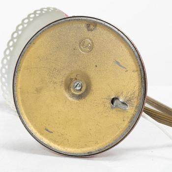 Vägglampor, ett par snarlika, EWÅ, 1950/60-tal.