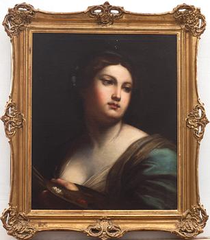 OKÄND KONSTNÄR, olja på duk, 17/1800-tal.