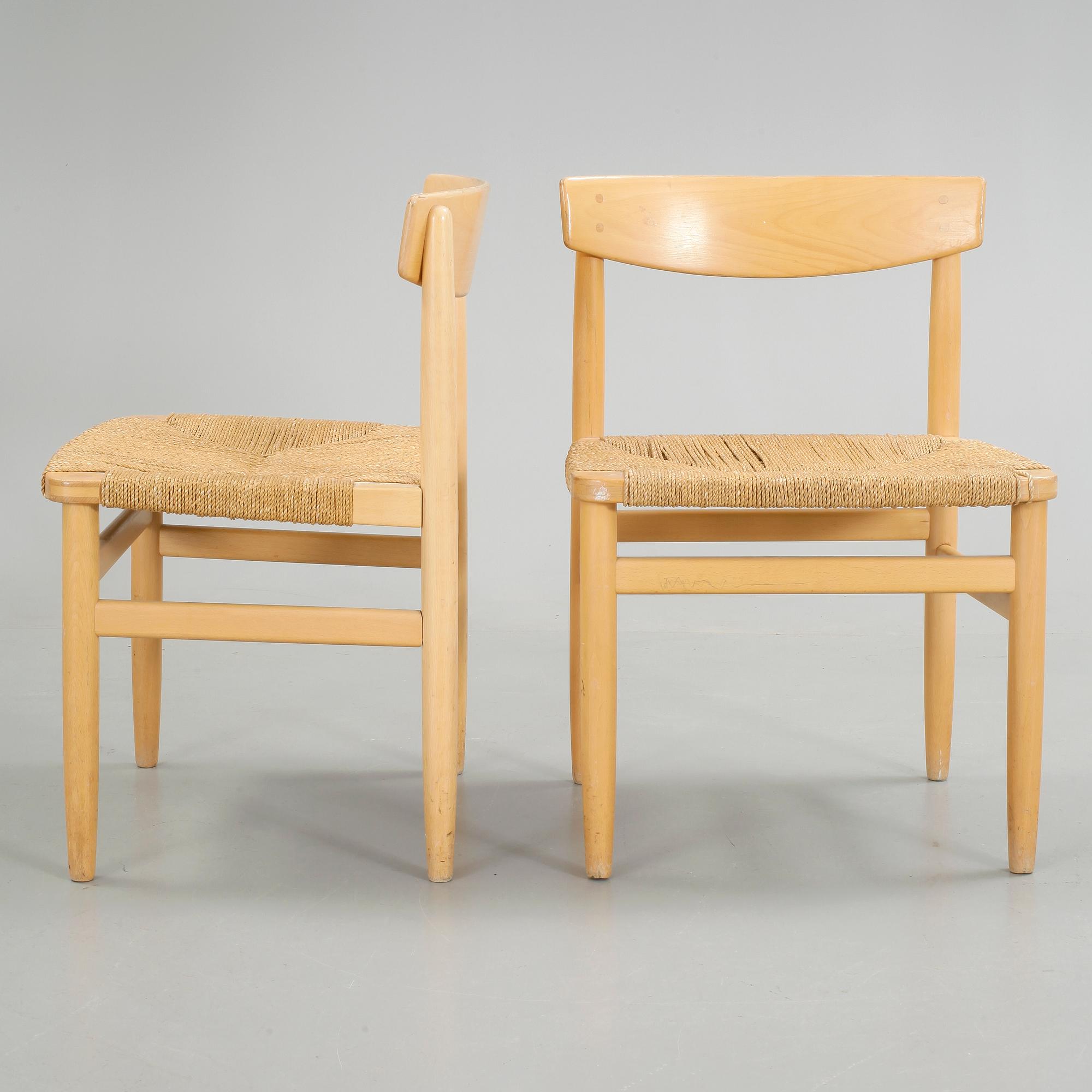 STOLAR, ett par, "Öresund", Børge Mogensen.