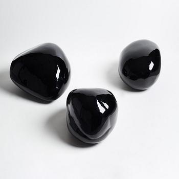 Alexander Lamont, "Lustre stones" 3 pieces, 21st Century.
