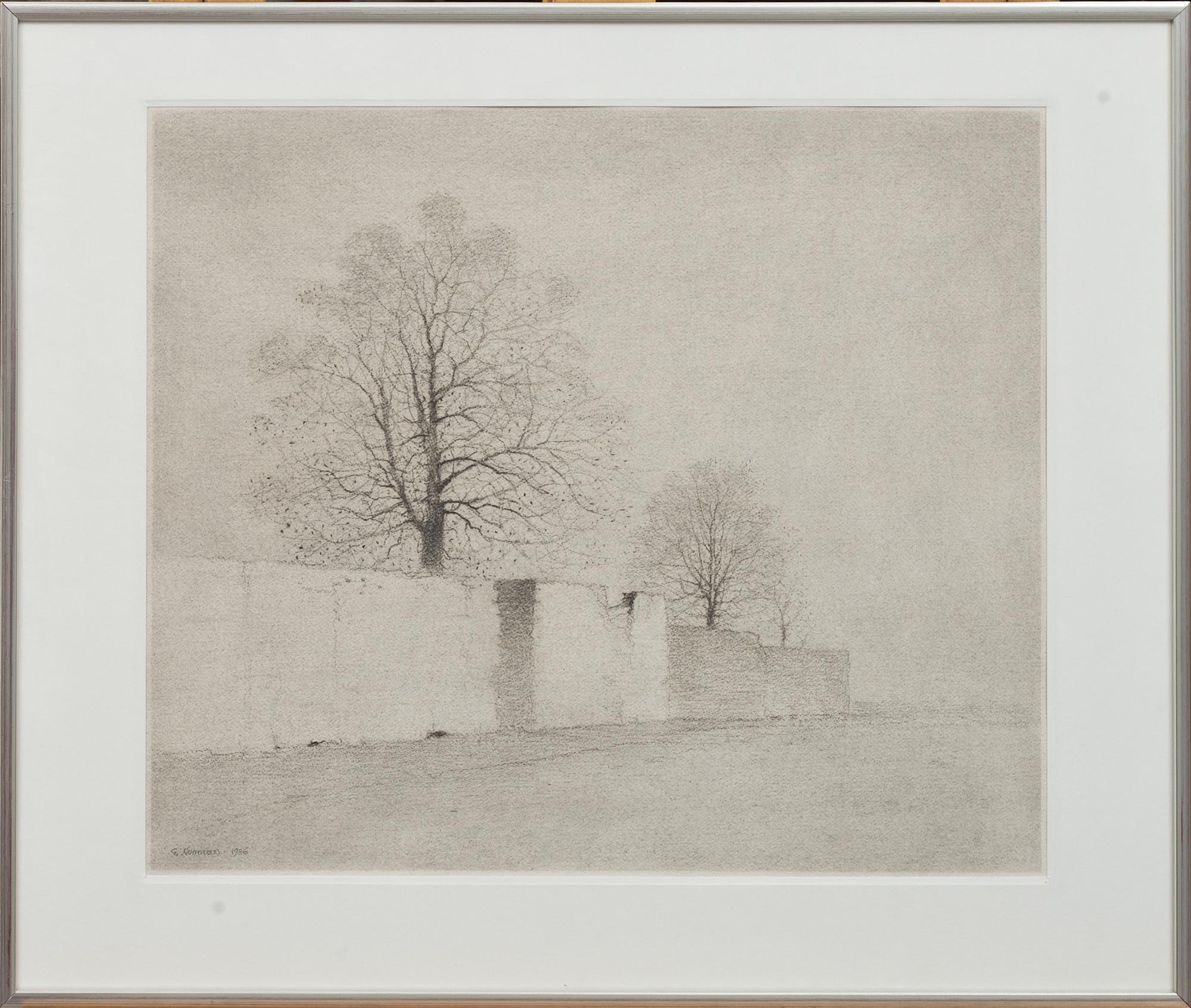 GUNNAR NORRMAN, blandteknik, signerad och daterad 1986.