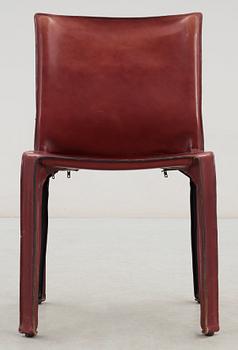 A Mario Bellini "Cab" chair, Cassina, Italy, model 412.