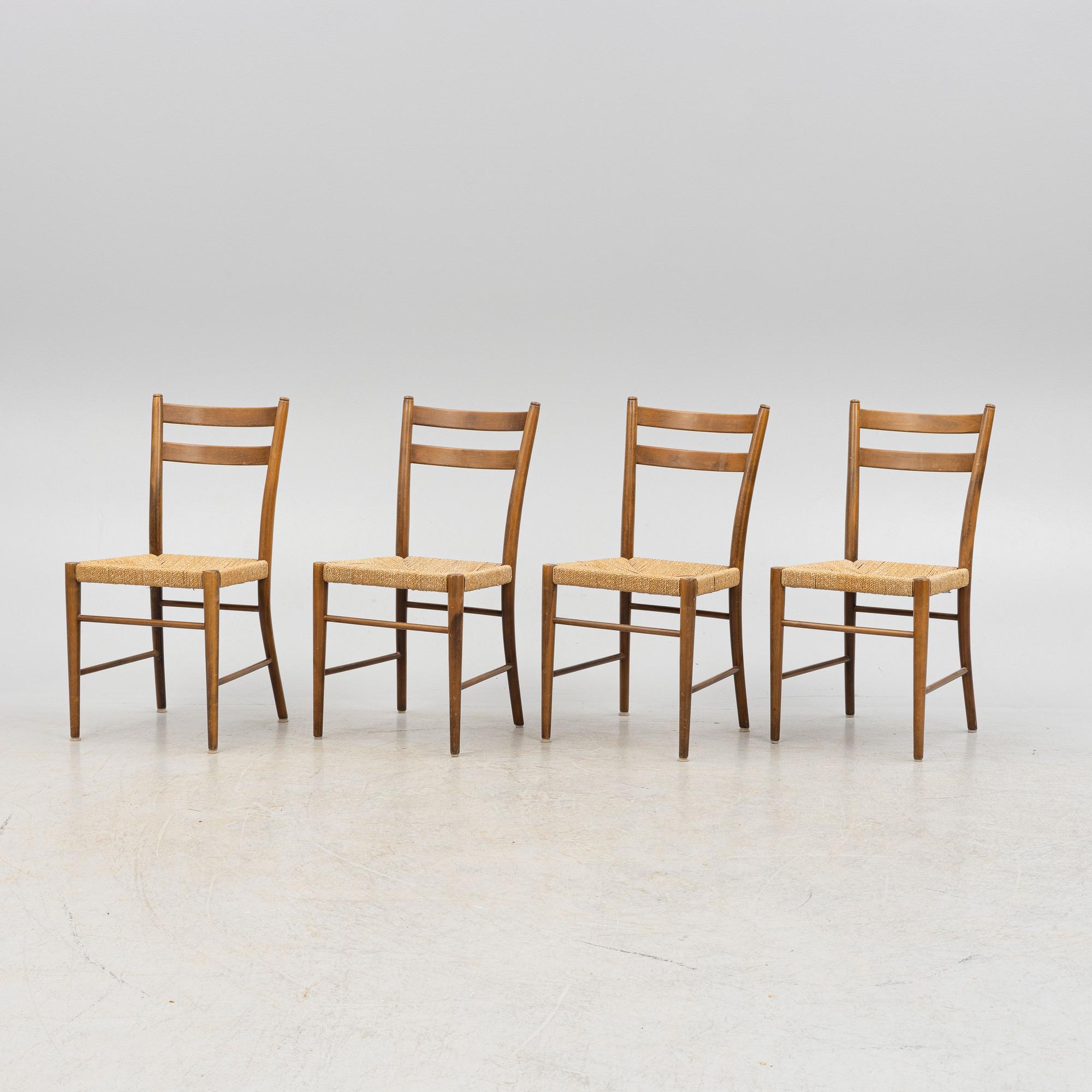 Gemla, stolar, 4 st, modell ”575/2”, Diö, 1930-40-tal.