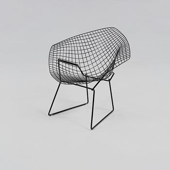 FÅTÖLJ, "Diamond chair", Harry Bertoia, 1900-talets tredje kvartal.