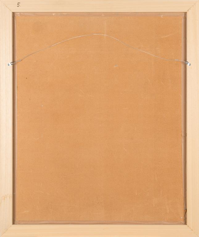 Eero von Boehm, oil on board, signed.