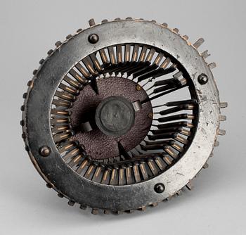 HATTSTOCK, metall och trä, Allié Maillard, Paris, 1800/1900-tal, brickmärkt.