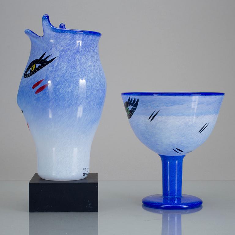 SKÅL OCH VAS, glas. "Open Minds", Ulrica Hydman-Vallien, Kosta Boda.