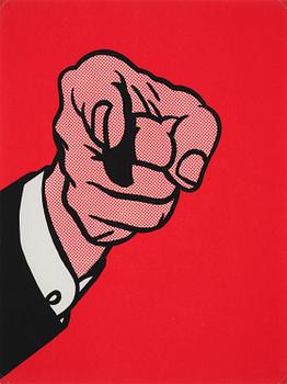 443A. Roy Lichtenstein, "Finger Pointing", ur "New York Collection for Stockholm".
