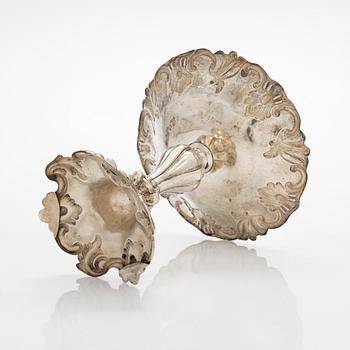 Uppsatsskål, silver, Sverige, 1852.