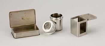 BURKAR, 2st SAMT SKRIN, tenn, Firma Svenskt Tenn, Stockholm 1960 resp 1964.