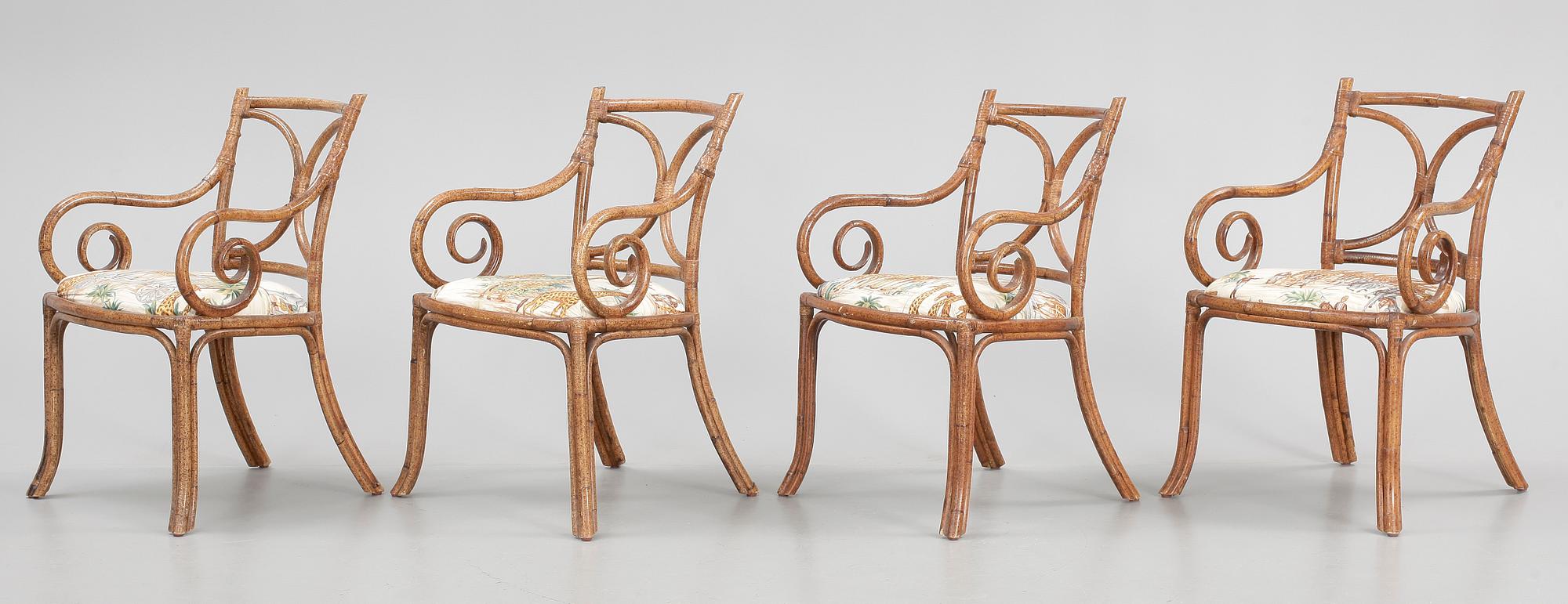 KARMSTOLAR, 4 st, 1900-tal.