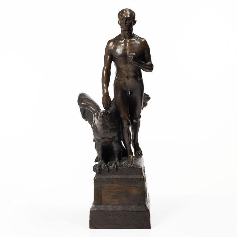 Alfred Ohlson, Athlete with Eagle.
