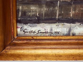 GUSTAF SVENSSON. Olja på duk. Signerad Gustaf Svensson och daterad 1935.