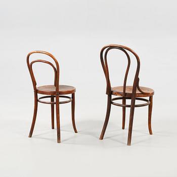 STOLAR, 2 st, Thonet, 1800-talets andra hälft.