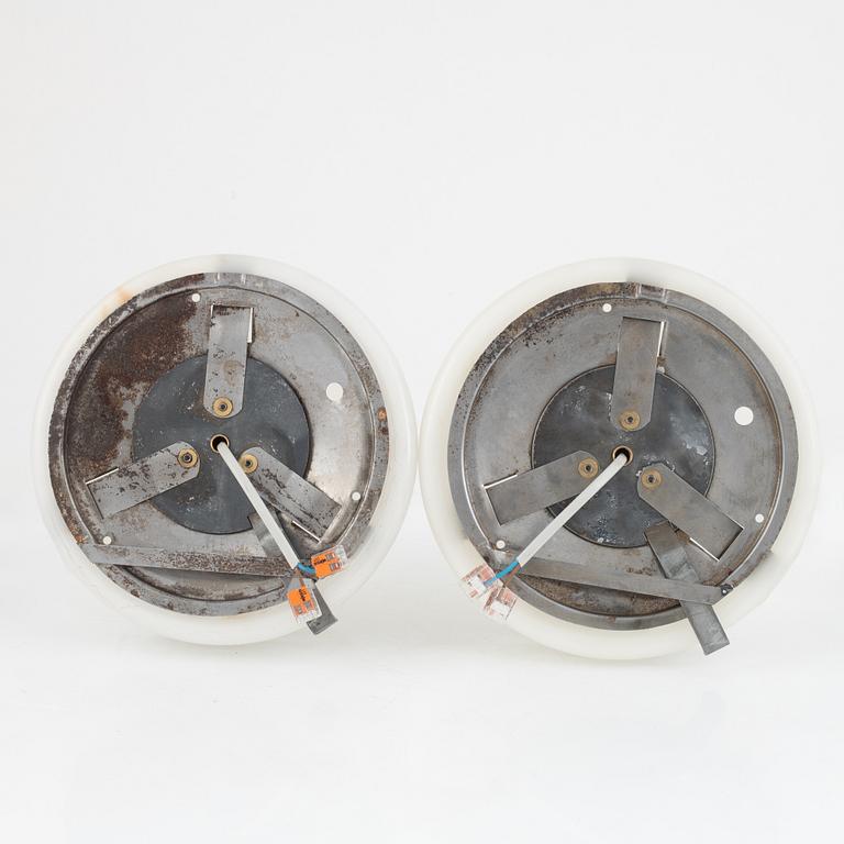 Harald Notini, a pair of ceiling lamps, Arvid Böhlmarks Lampfabrik, 1930s.