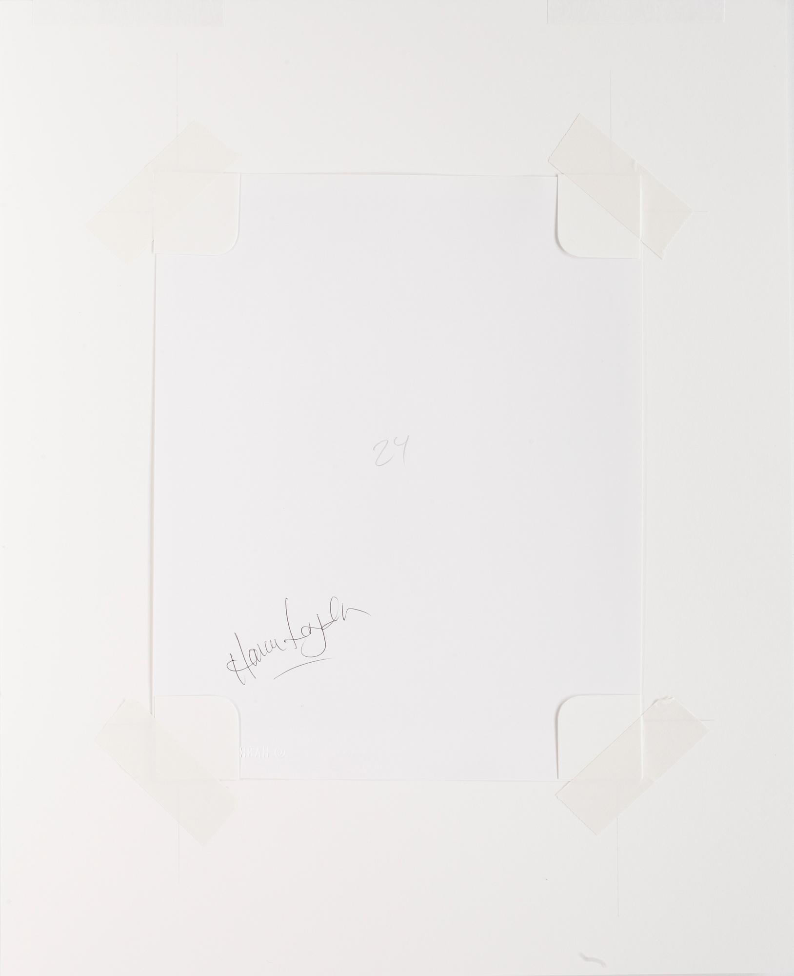 HARRY LANGDON, efter, fotografi, stämpelsign samt bär sign á tergo.