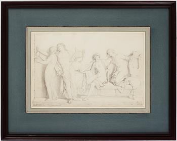 Unknown artist, perhaps Danish , 19th Century,pencil omn paper.
