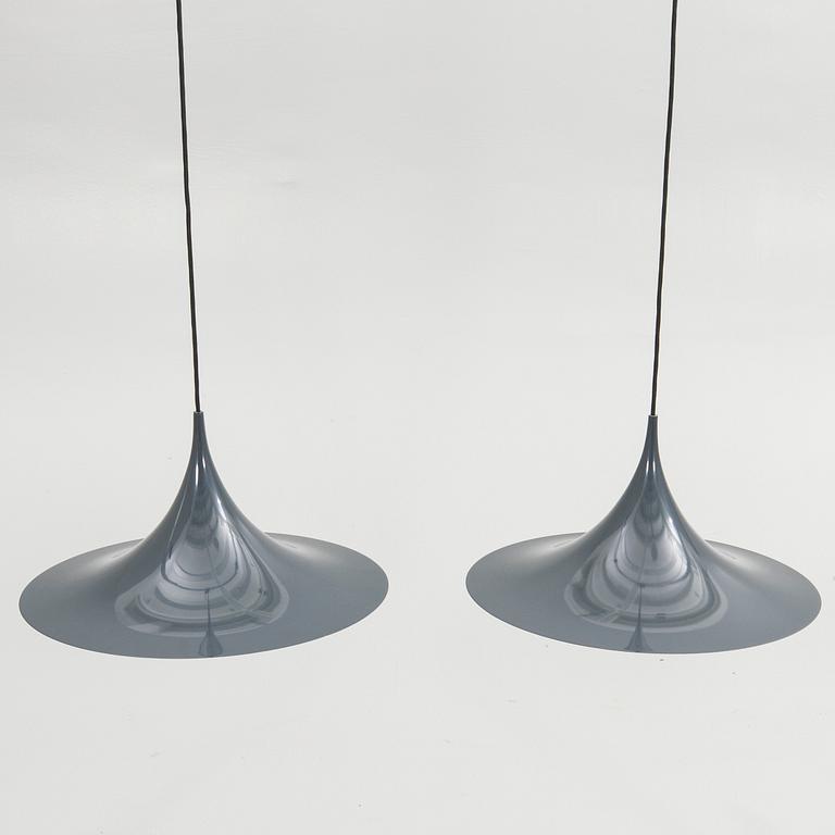 Bonderup & Thorup, ceiling lamps, a pair, "Semi pendant", Gubi, Denmark.