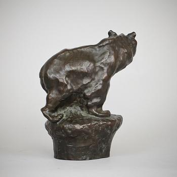 BJÖRN WENNERBERG, skulptur, brons, sign o dat 42.