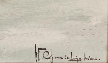 WLADYSLAW CHMIELINSKI, olja på duk, signerad.