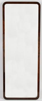 A stained birch mirror, 1930's.