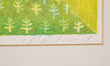 MÅRTEN ANDERSSON, färglitografi, signerad o numrerad.