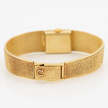 Omega, wristwatch, 15 x 15 mm.