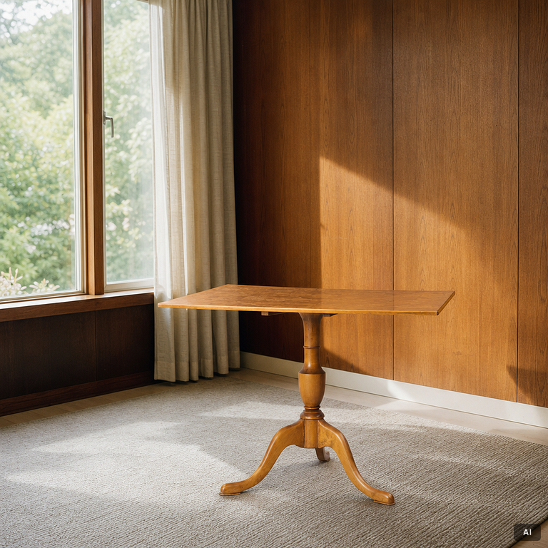 A 20th century tilt top table.