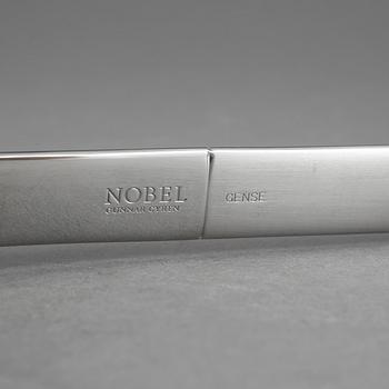 BESTICK, 12 delar, rostfritt stål, "Nobel", Gunnar Cyrén, Gense.