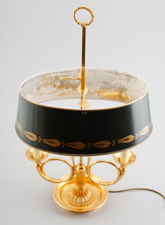 BUILOTTELAMPA, gustaviansk stil, 1900-talets andra hälft.