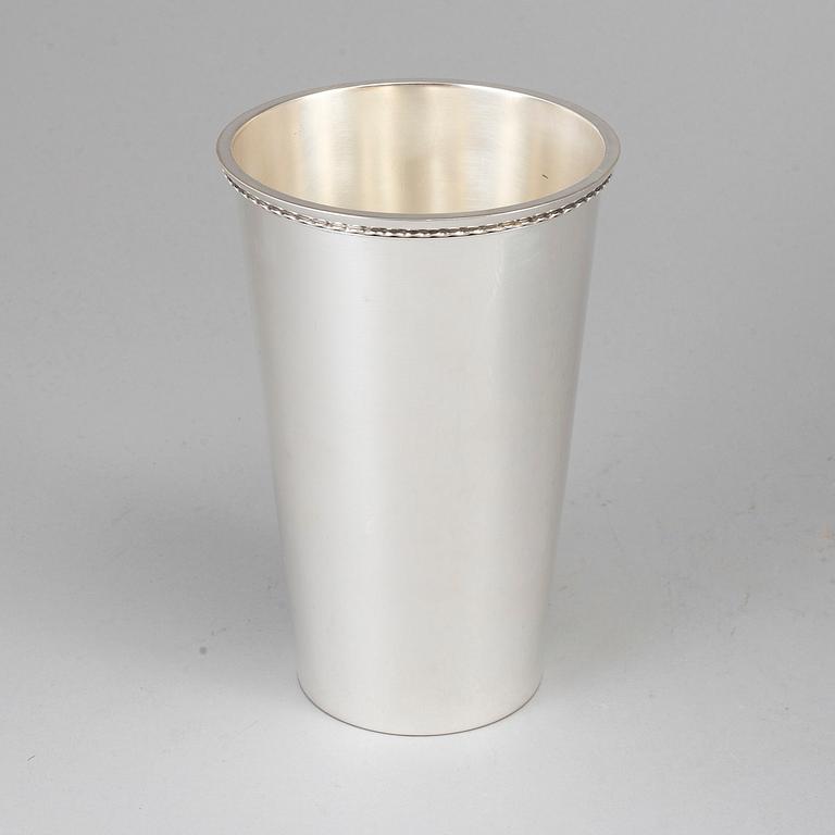 SVEN ARNE GILLGREN, a silver beaker, GAB Stockholm 1964.