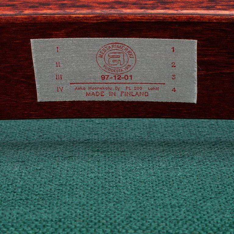 MARKKU PAKKANEN, a pair of 'Harlekiini' easy chairs, Asko, late 20th Century.