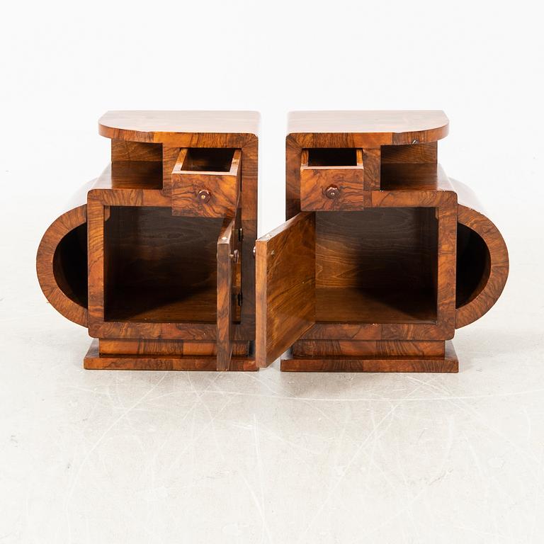 Sängbord ett par 1900-talets första hälft.