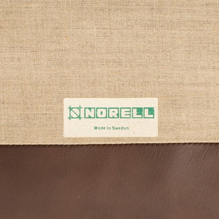 A 'Cromwell' leather sofa by Arne Norell, late 20th century.