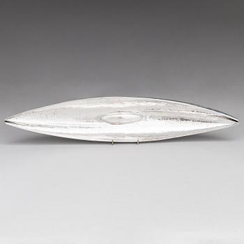 Tapio Wirkkala, silver bowl model TW9, marked TW, Kultakeskus, Hämeenlinna 1968.