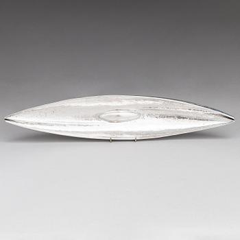 Tapio Wirkkala, silver bowl model TW9, marked TW, Kultakeskus, Hämeenlinna 1968.