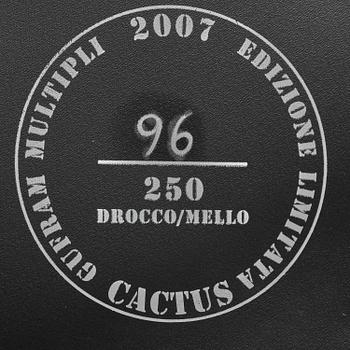 Guido Drocco & Franco Mello, a "Cactus" (Biancocactus) coat hanger/sculpture, ed. 96/250, Gufram, Italy, post 2018.