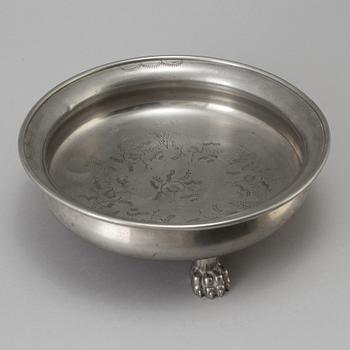 A pewter bowl by Anna Petrus, Firma Svenskt Tenn, 1929.